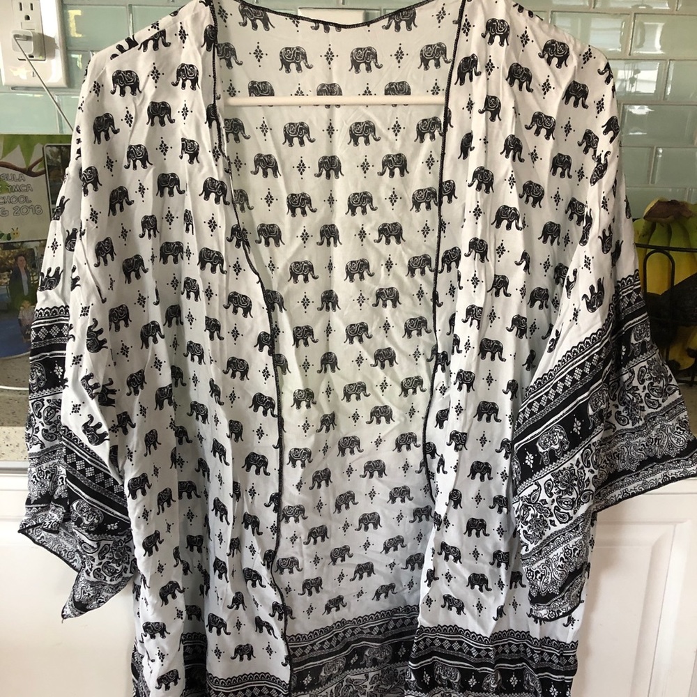 Elephant poncho wrap